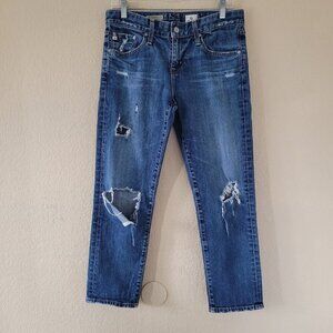 Ag Adriano Goldschmied Womens Ex Boyfriend Slouchy Slim Jean Size 28 Stretchy